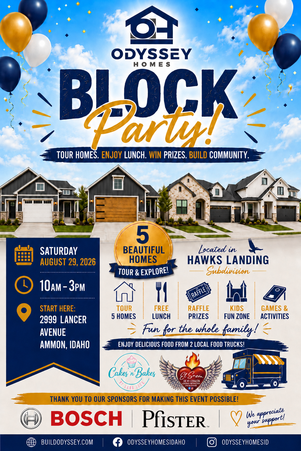 Block Party flyer