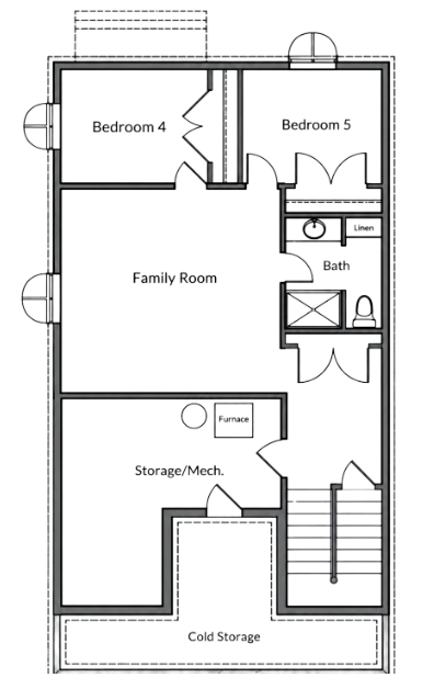 Aria basement plan