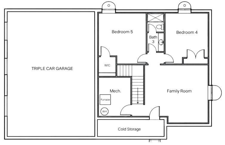 Charleston basement plan