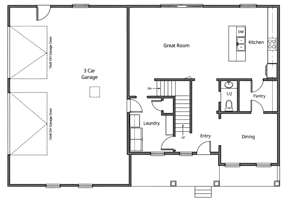 Charleston main floor plan