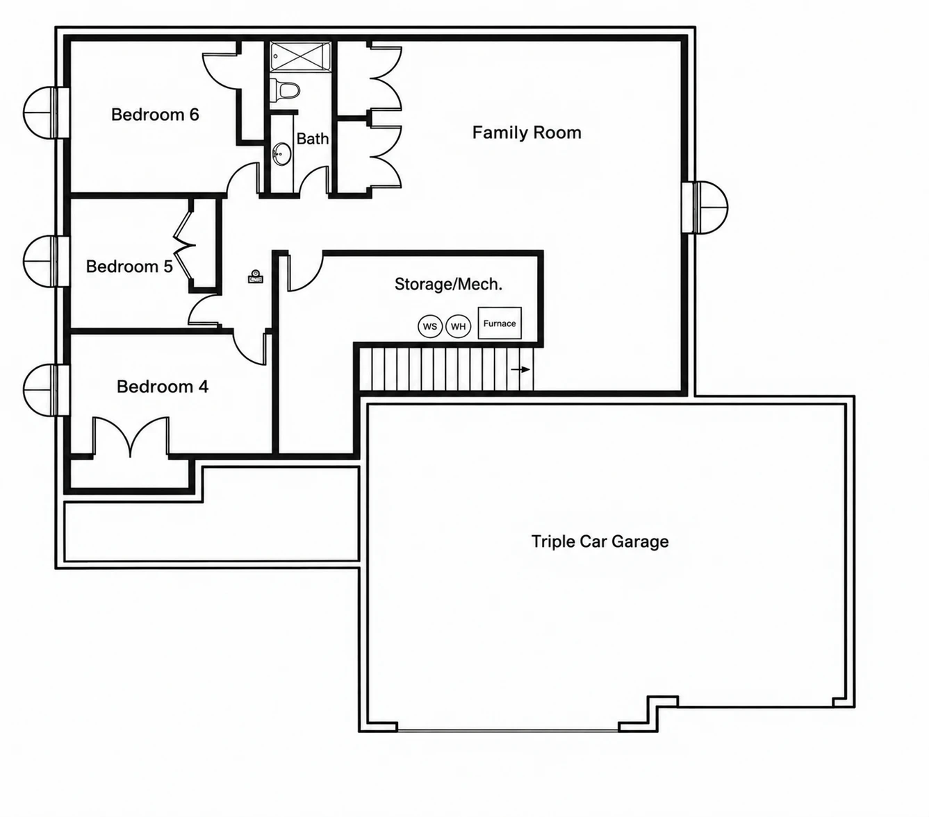 Oleander basement plan