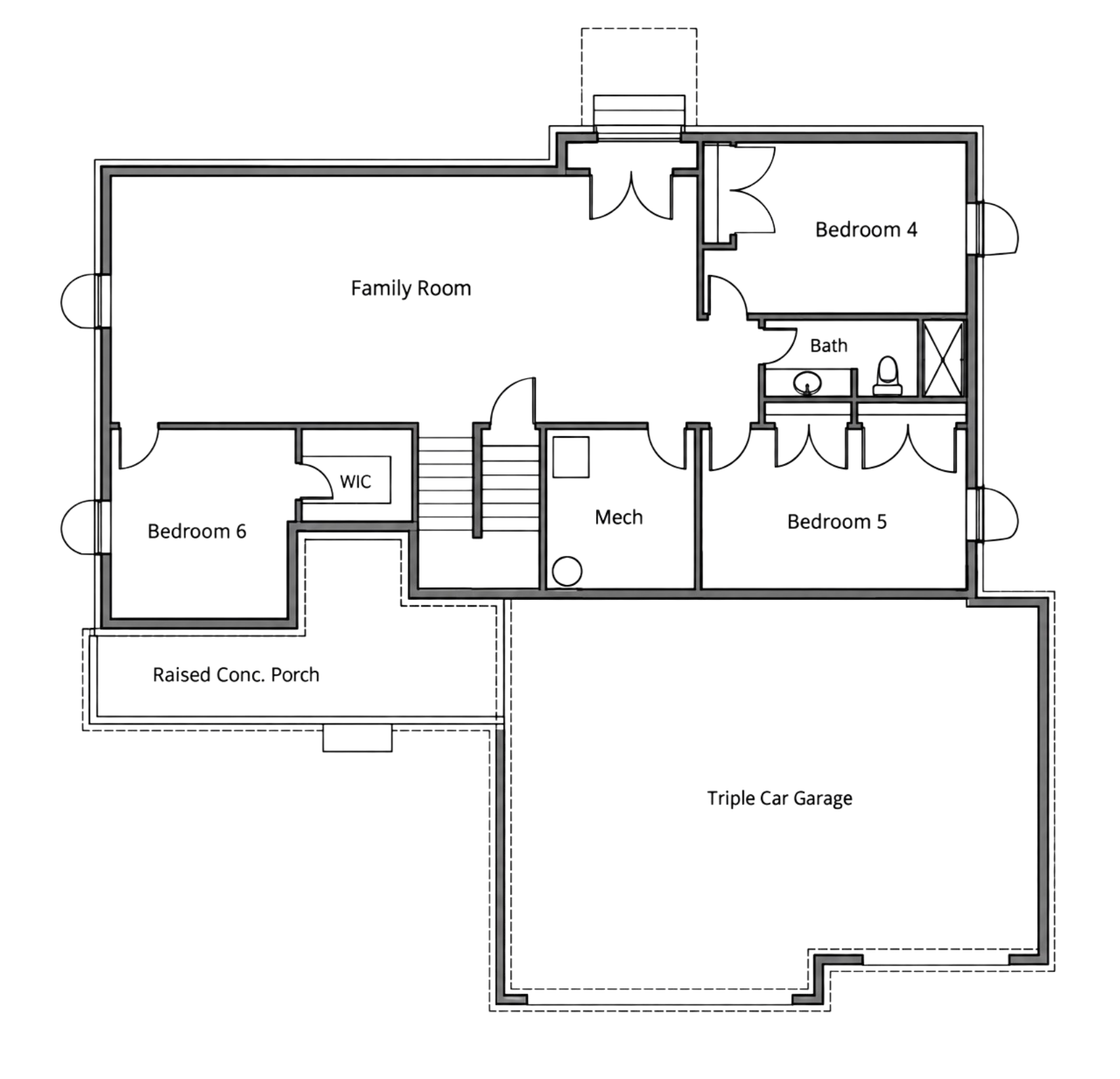Ponderosa basement plan