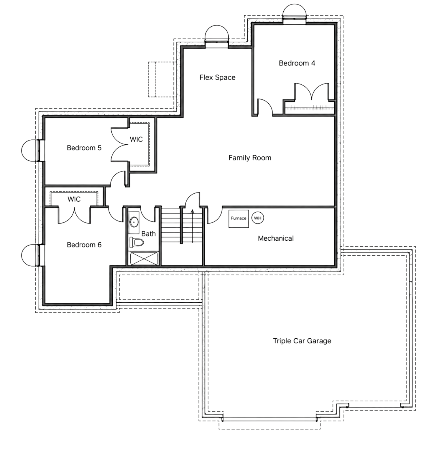 Redwood basement plan