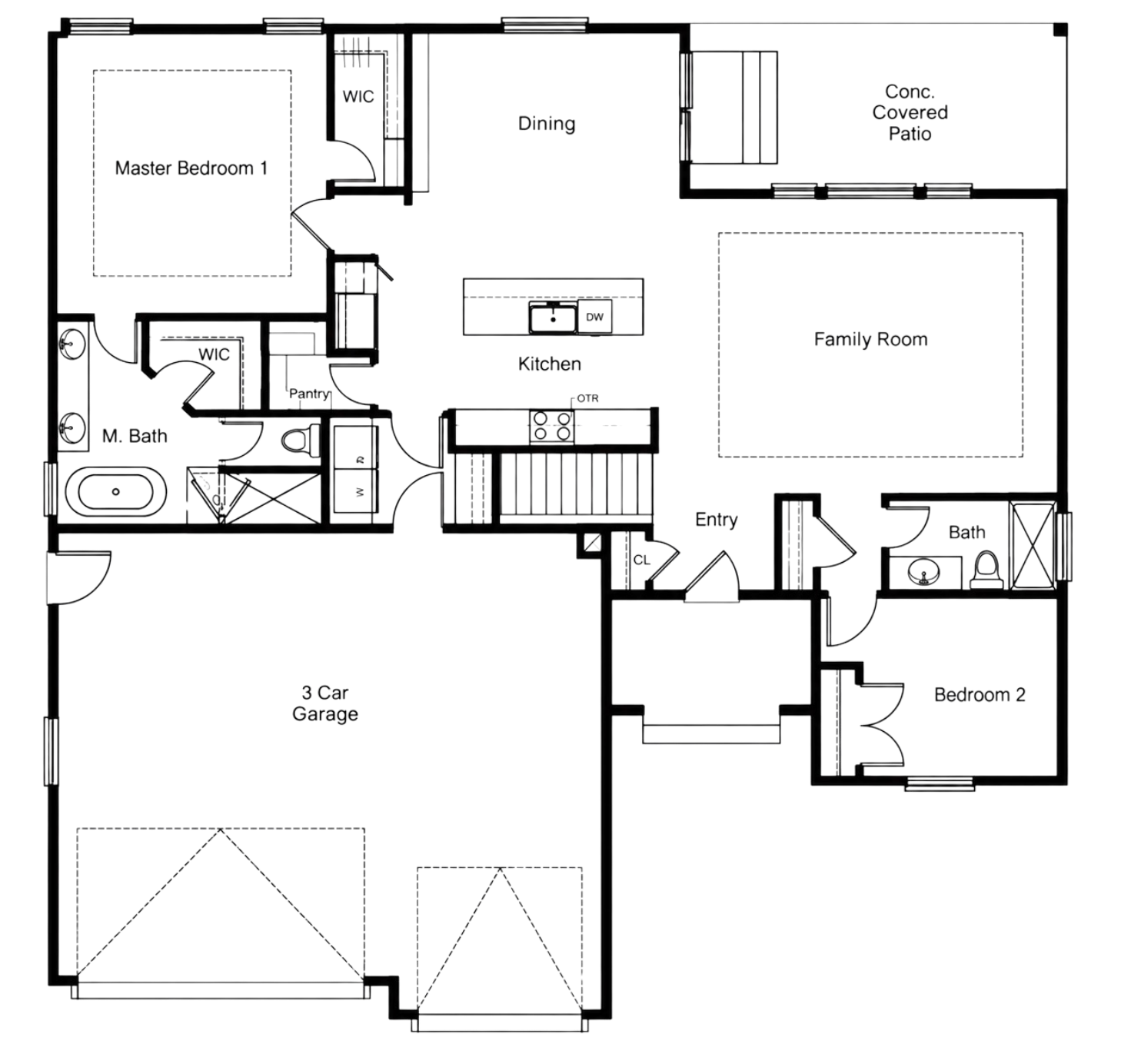 Sage main floor plan