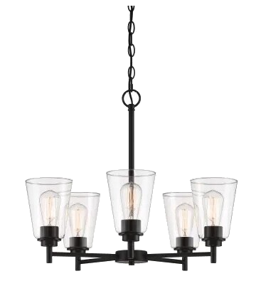 Designers Fountain Westin Chandelier Black