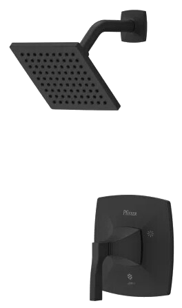 Pfister Holliston Shower Only - Matte Black