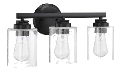 Craftmade Bolden 3 Light Vanity Light - Black