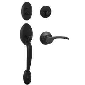 Sure-Loc Aspen Handleset - Flat Black