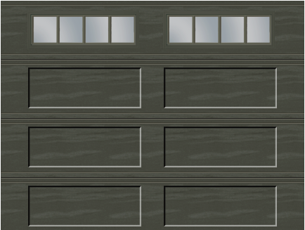 Shaker Long Flat panel, Richmond Long window (top)