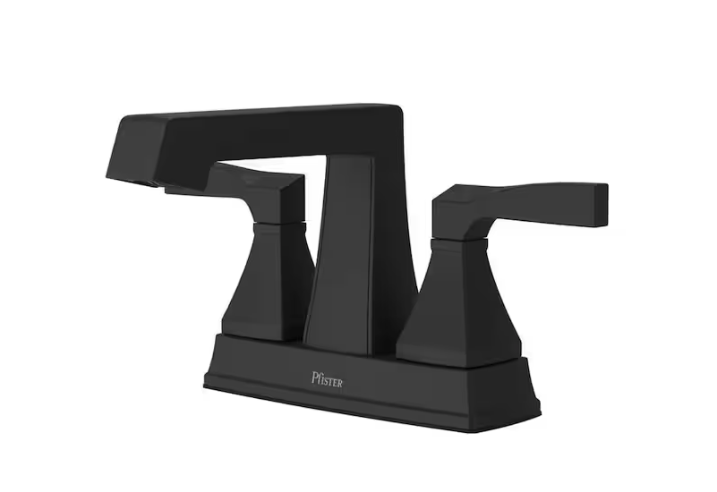 Pfister Holliston Center Set - Matte Black