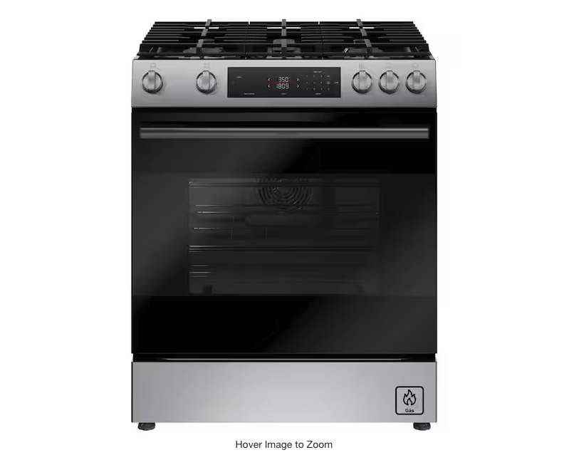 Bosch 100 Series 30" Slide-In Gas Range