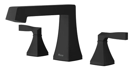Pfister Holliston Roman Tub - Matte Black