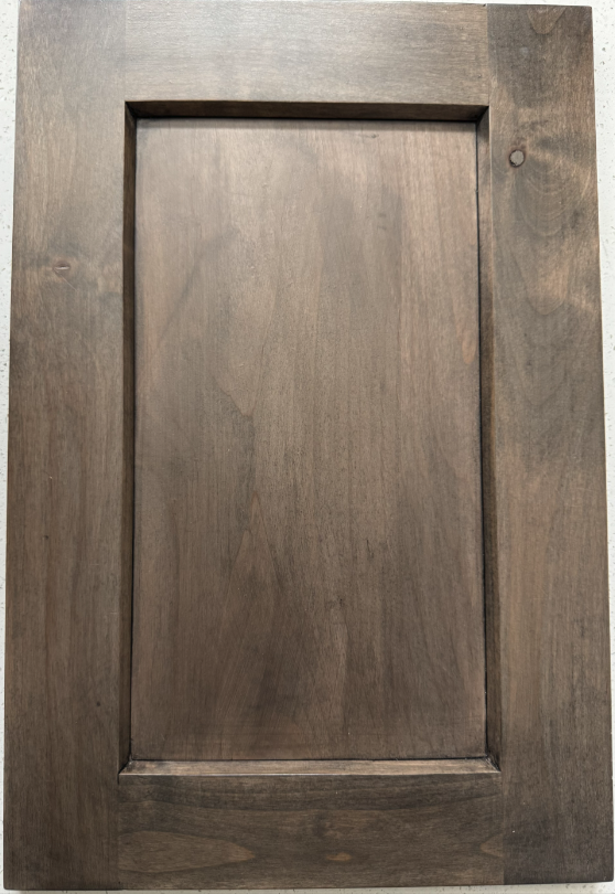 Knotty Alder - Classic Gray - Black Glaze