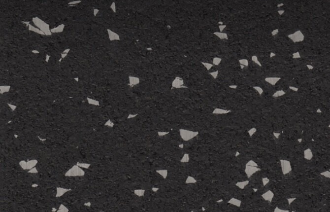 Grey Fleck Rubber interlocking TAS Flooring