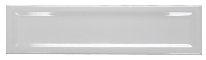 Maniscalco Groove Tile White Glossy 3"x12"