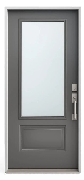 Masonite 2-Panel Hollister paint-grade front door