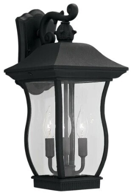 Actual exterior wall light fixture, client-confirmed photo