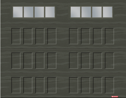 Garage door panel style, client-confirmed reference